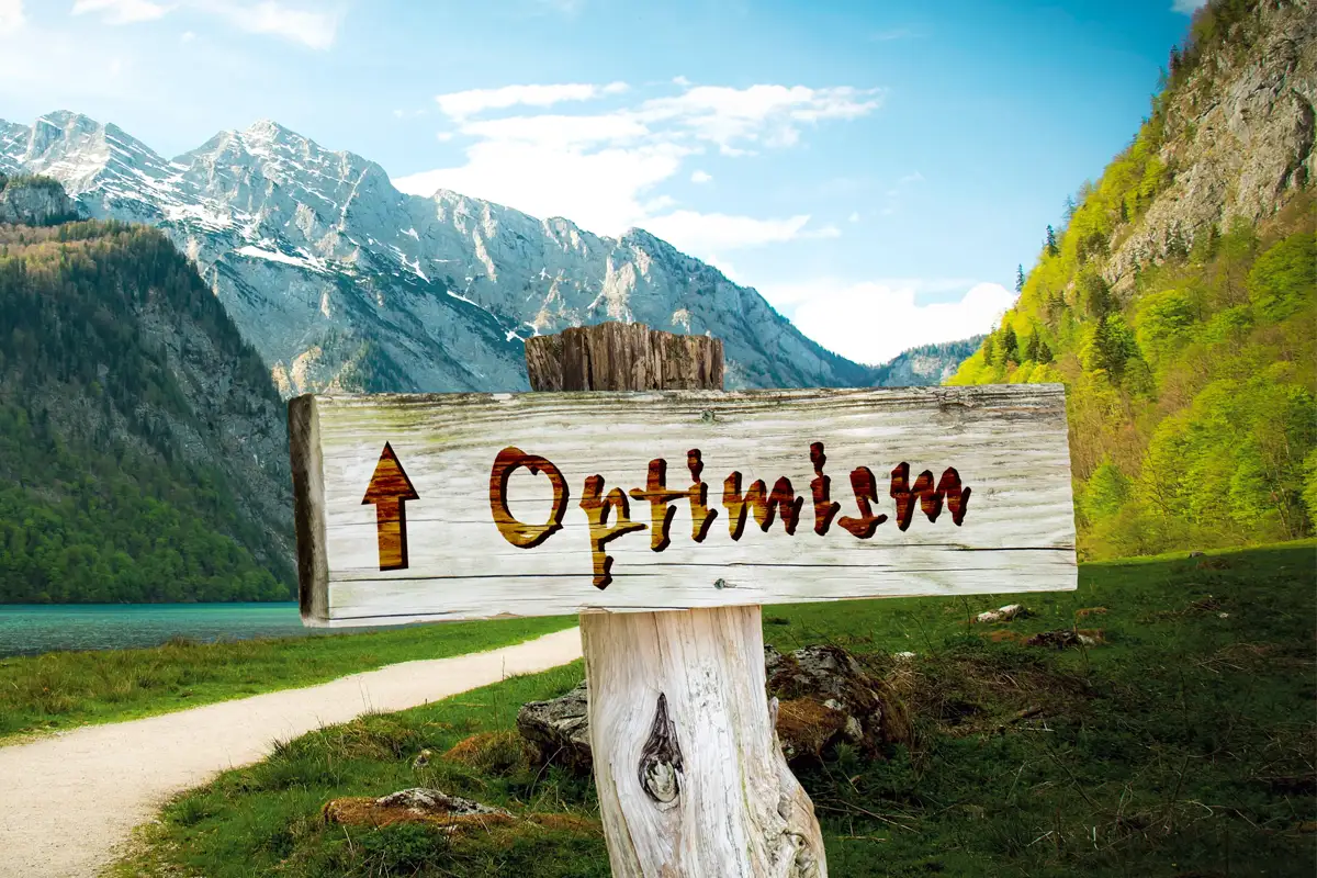 cartel optimista